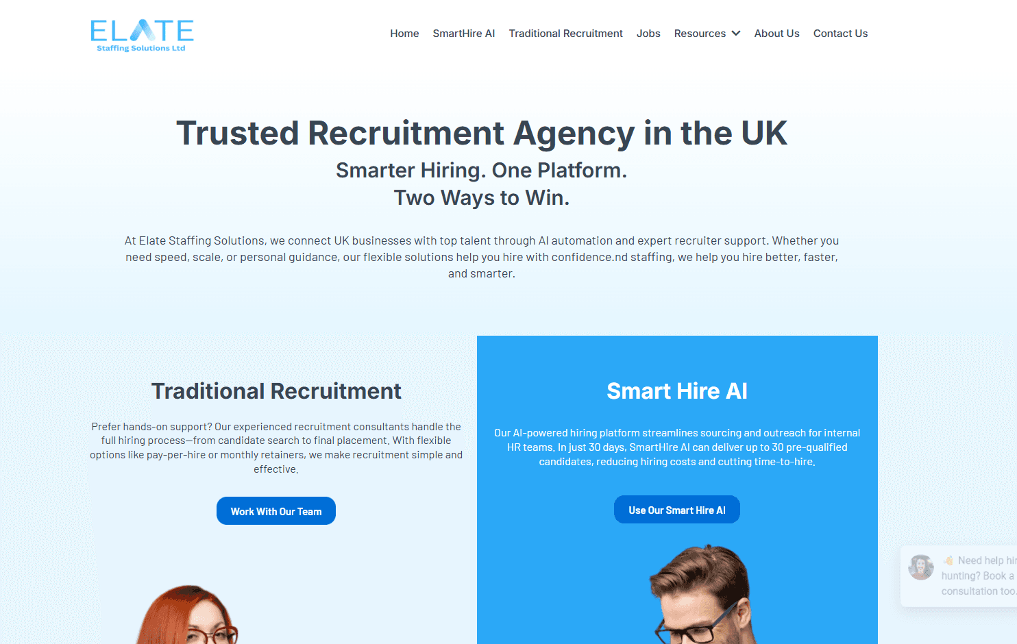 Elate Staffing case study